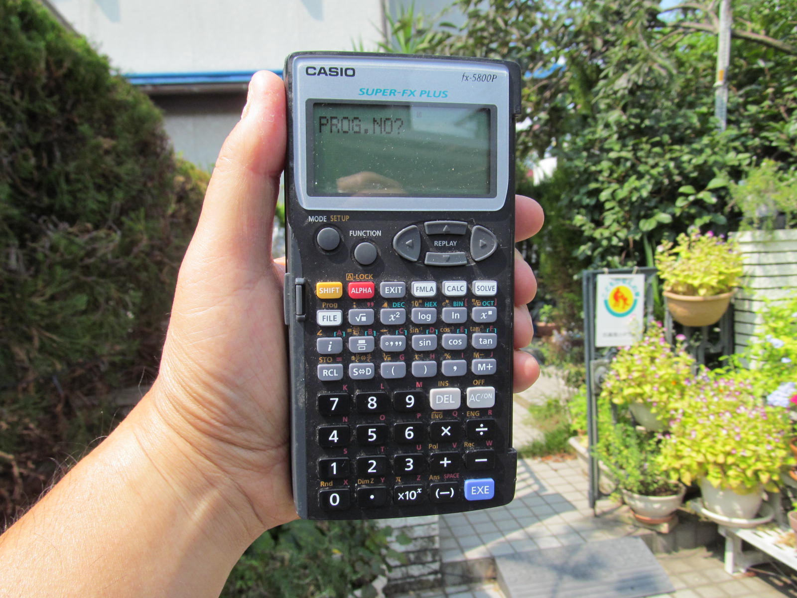 マイゾックス 測量計算器 電卓君5800 測量プログラム MX-5800S - 道具